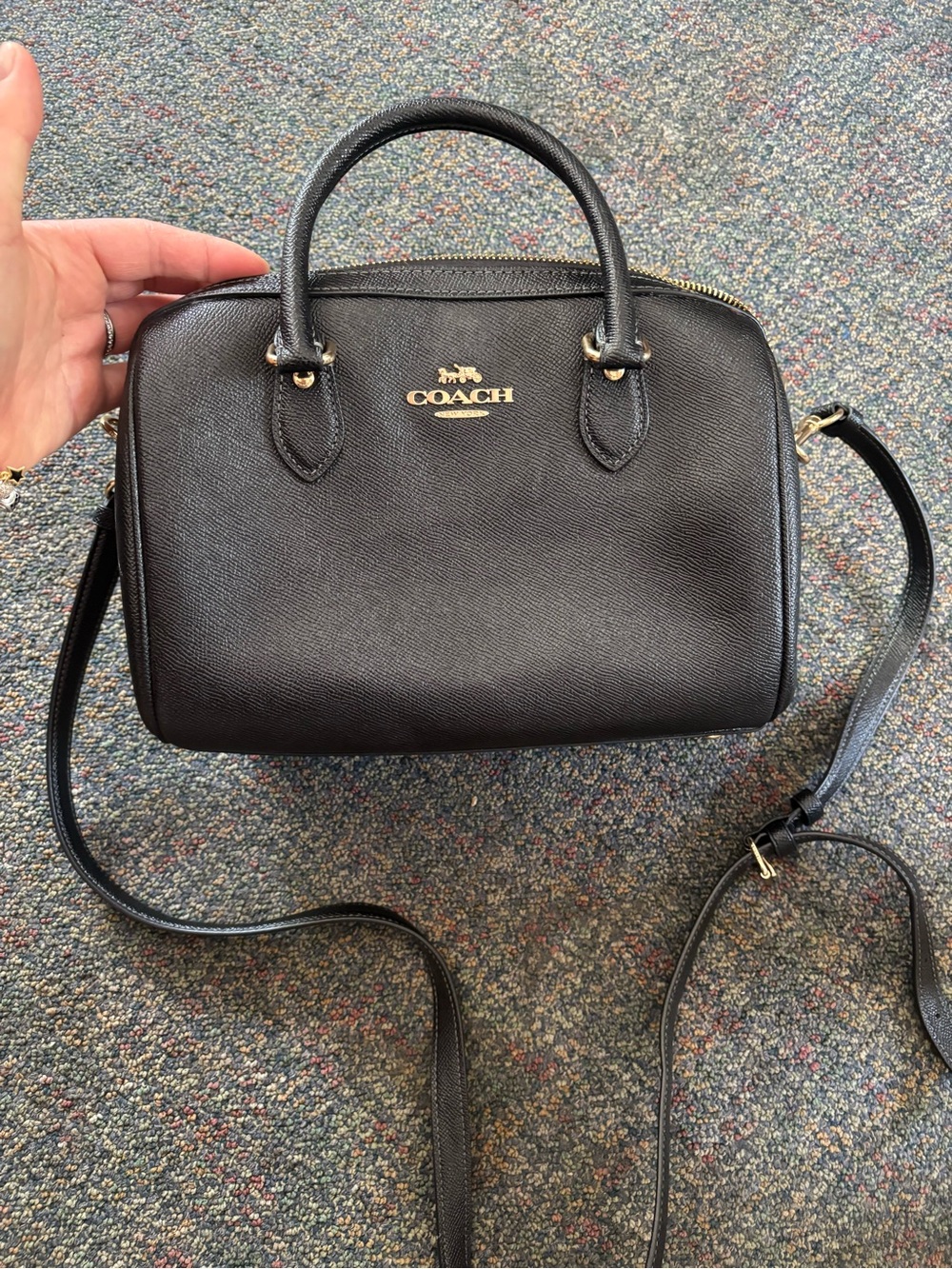 Coach Black Leather bag